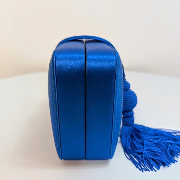 Loewe Blue Box Chain Clutch with Tassel - Picture 4 of 16